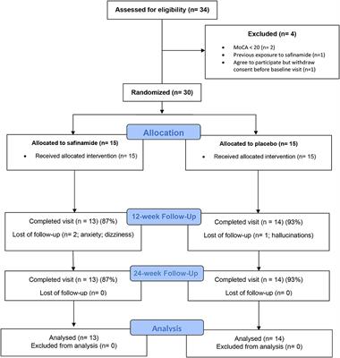 A Randomized Clinical Trial to Evaluate the Effects of Safinamide on Apathetic Non-demented Patients With Parkinson's Disease